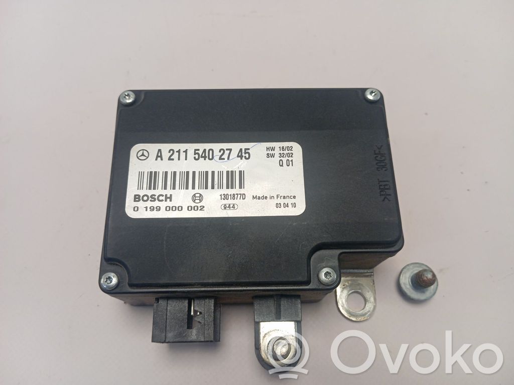 Mercedes-Benz E W211 Alte unități/module de control 