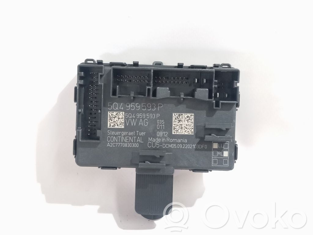 Autres unités de commande / modules   3WA959592A,5Q4959593P