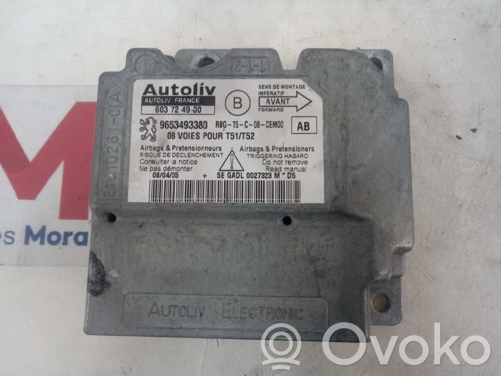 Centralina/modulo airbag   9653493380