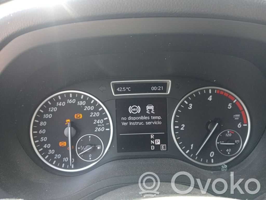 Mercedes-Benz B W246 W242 Vitezometru (grup de instrumente)