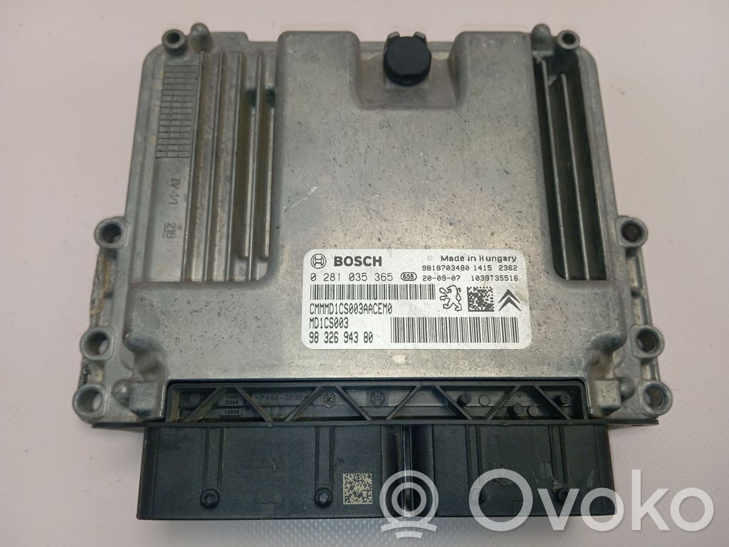 Peugeot 508 Motorsteuergerät/-modul