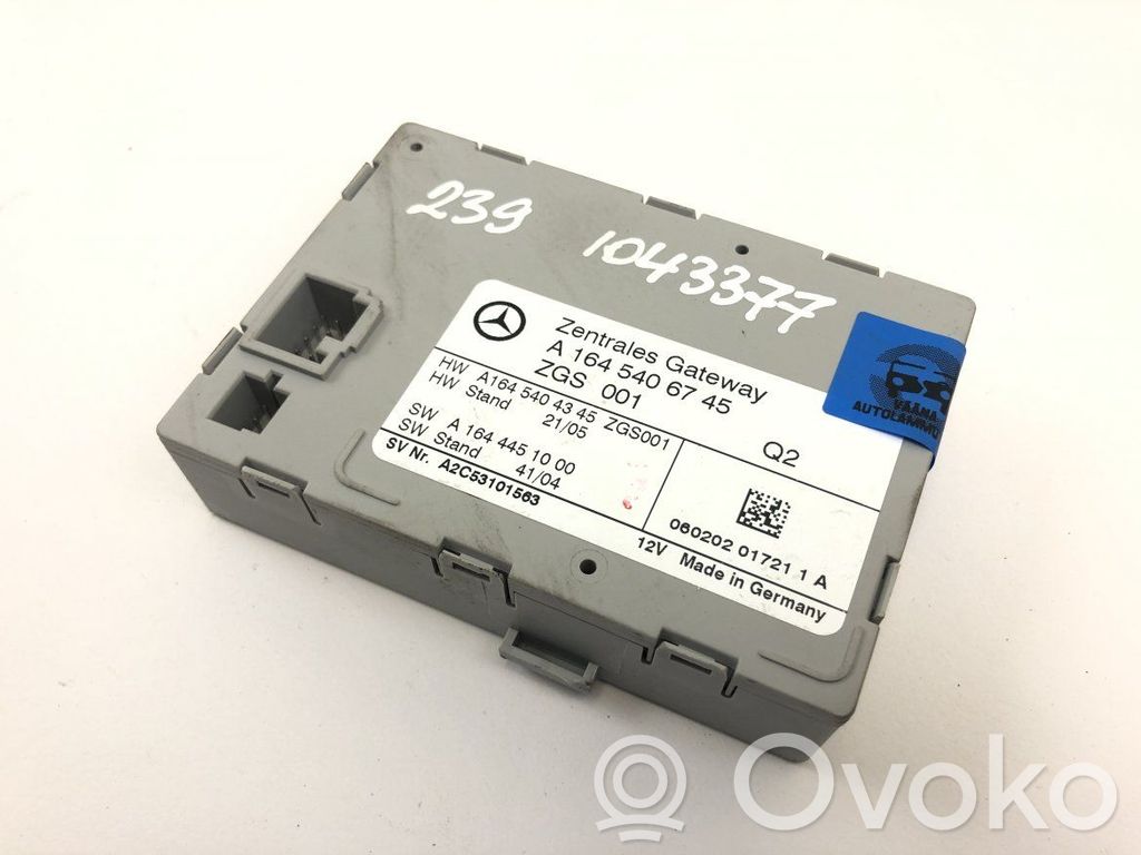 Mercedes-Benz R W251 Moduł sterowania Gateway 