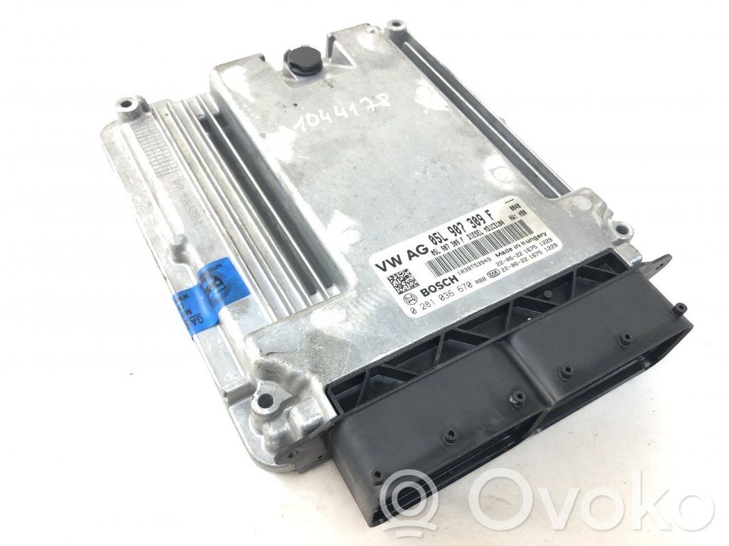 Sterownik / Moduł ECU   0281036670,05L906023A,05L906023A7EM,05L906023JE,05L906023JE7EM,05L907309F