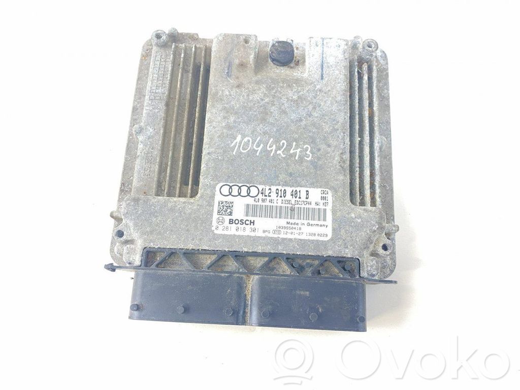 Engine control unit/module   0281018301,4L2910401B,0281018301,0281018302,4L0907401C,4L2918481B