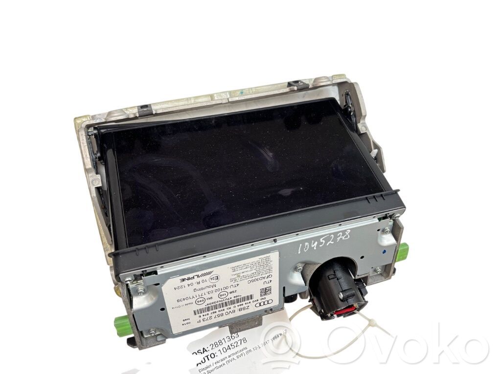 Screen/display/small screen   8V0919604C,8V0919604C,8V0857273P,8V0857273N