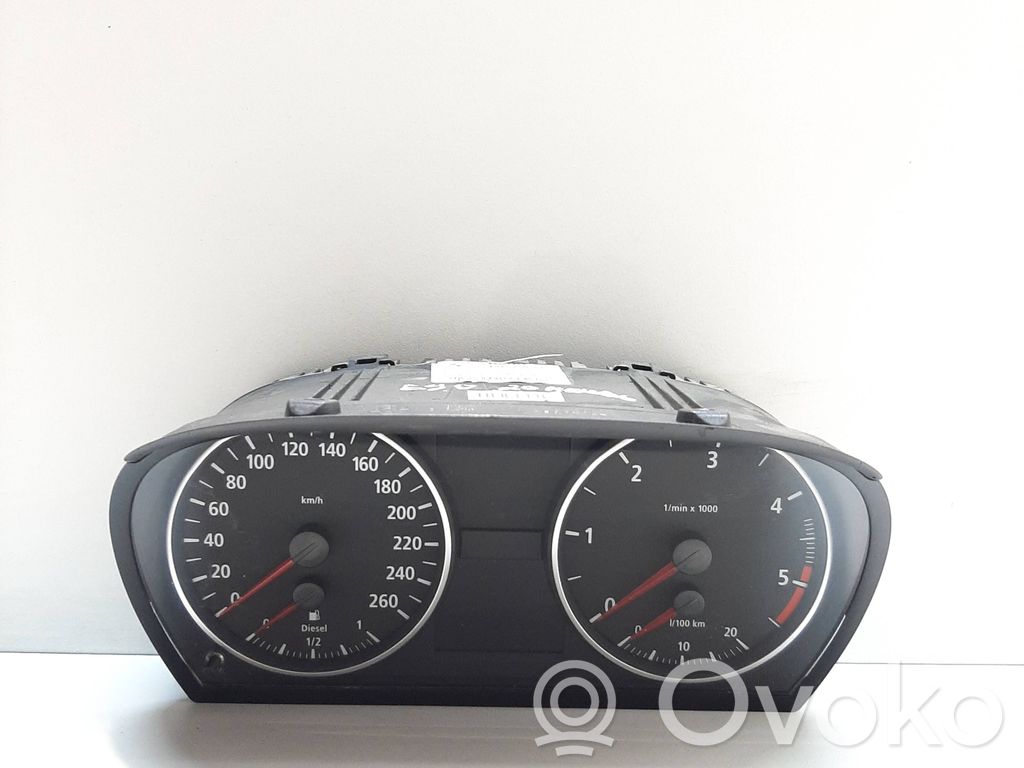 BMW 3 E90 E91 Speedometer (instrument cluster) 