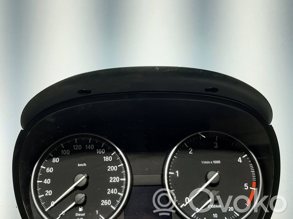 BMW 3 E90 E91 Spidometrs (instrumentu panelī) 