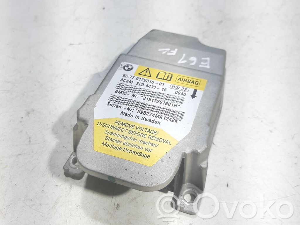 BMW 5 E60 E61 Airbag control unit/module 