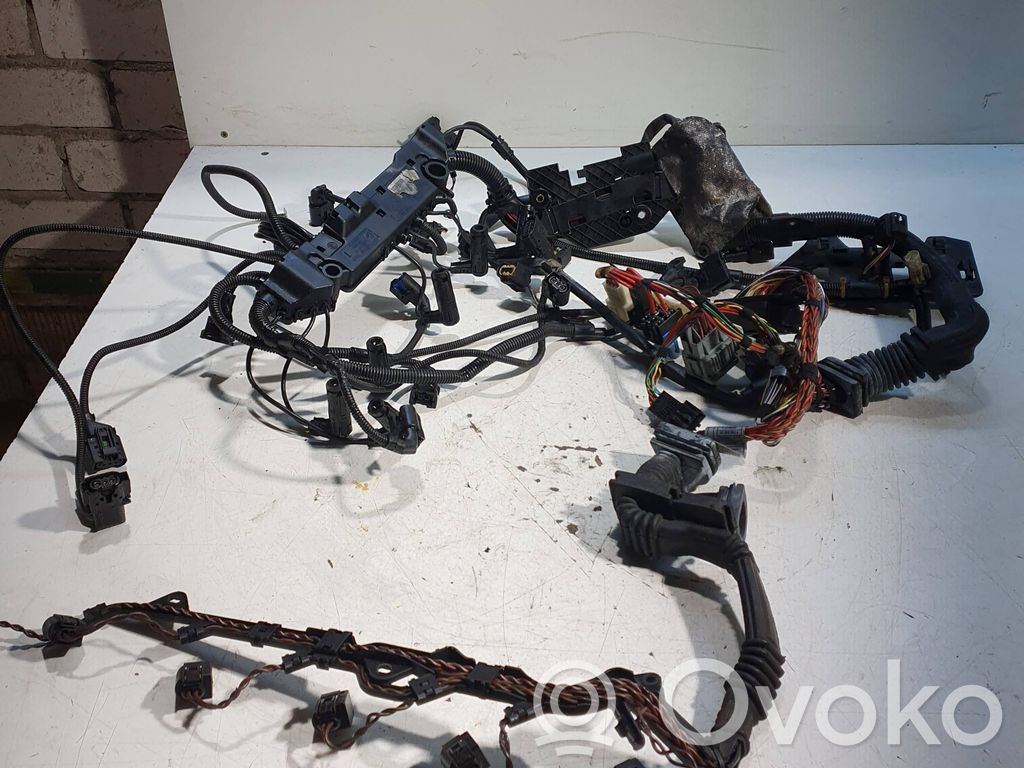 BMW 5 E60 E61 Motorkabelbaum Leitungssatz 