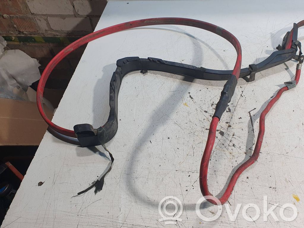 BMW 5 E60 E61 Pliusinis laidas (akumuliatoriaus) 