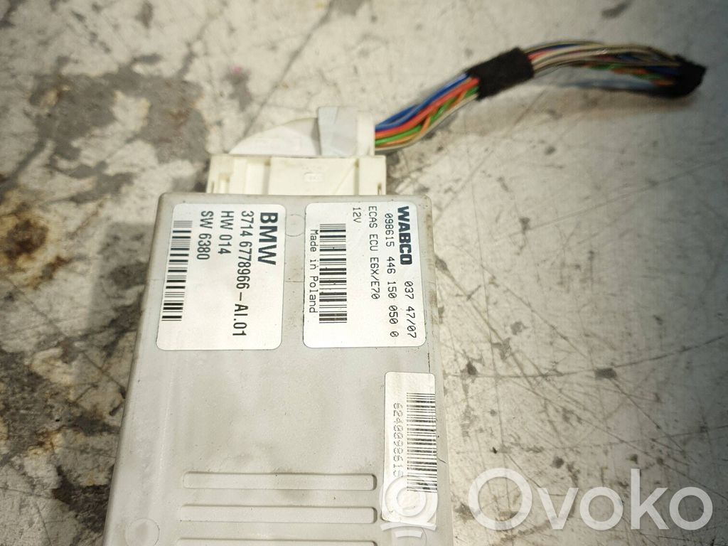 BMW X5 E70 Air suspension control unit module (rear) 