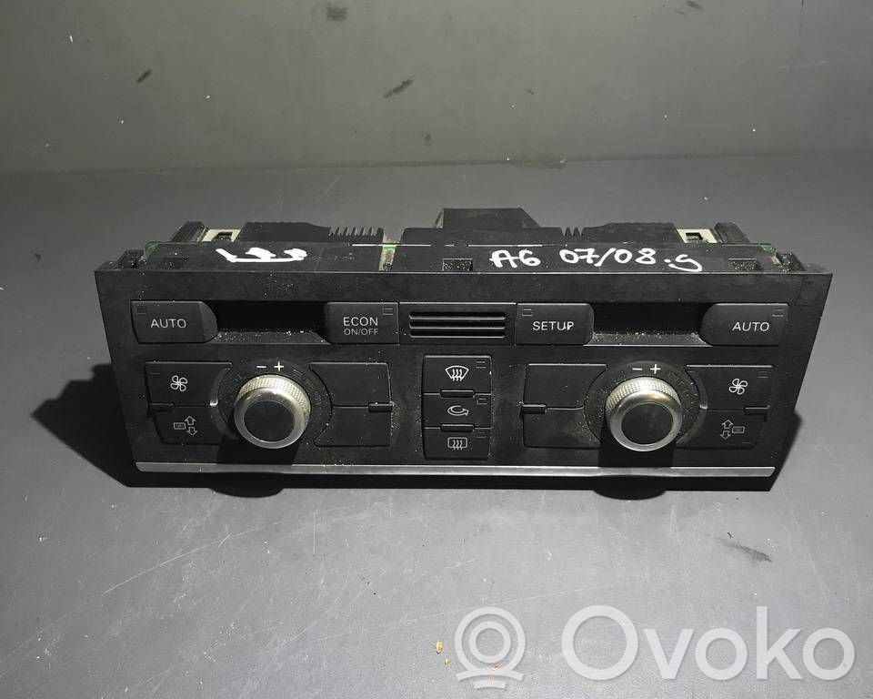 Audi A6 S6 C6 4F Climate control unit 
