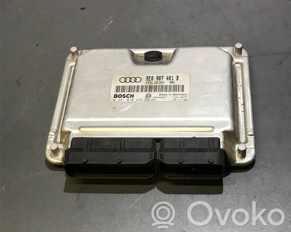 Engine control unit/module   8E0907401B,28SA4937,0281010446