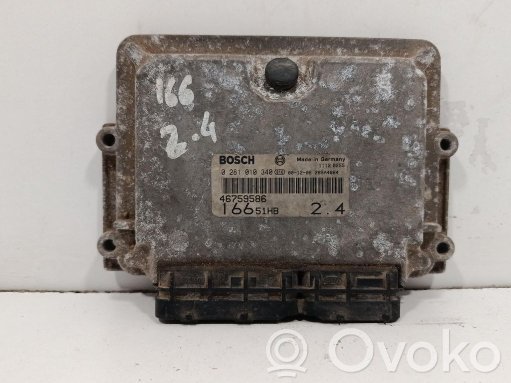Alfa Romeo 166 Unitate/modul de control motor 