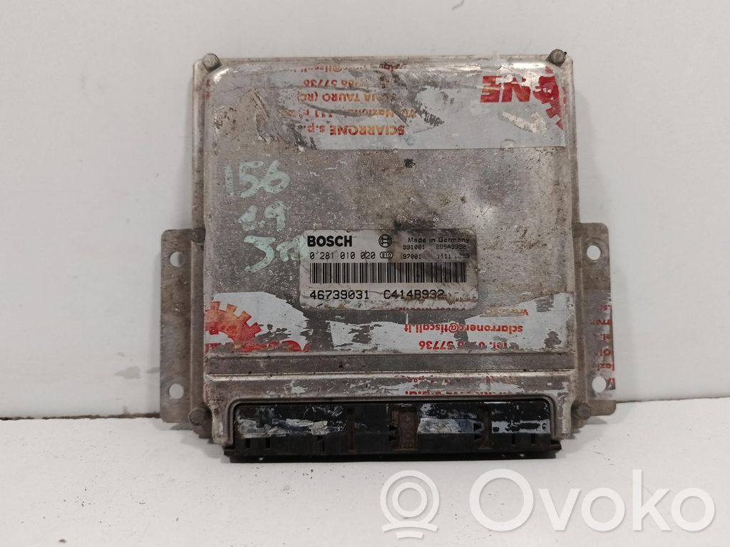 Engine control unit/module   46739031,0281010020,46739031