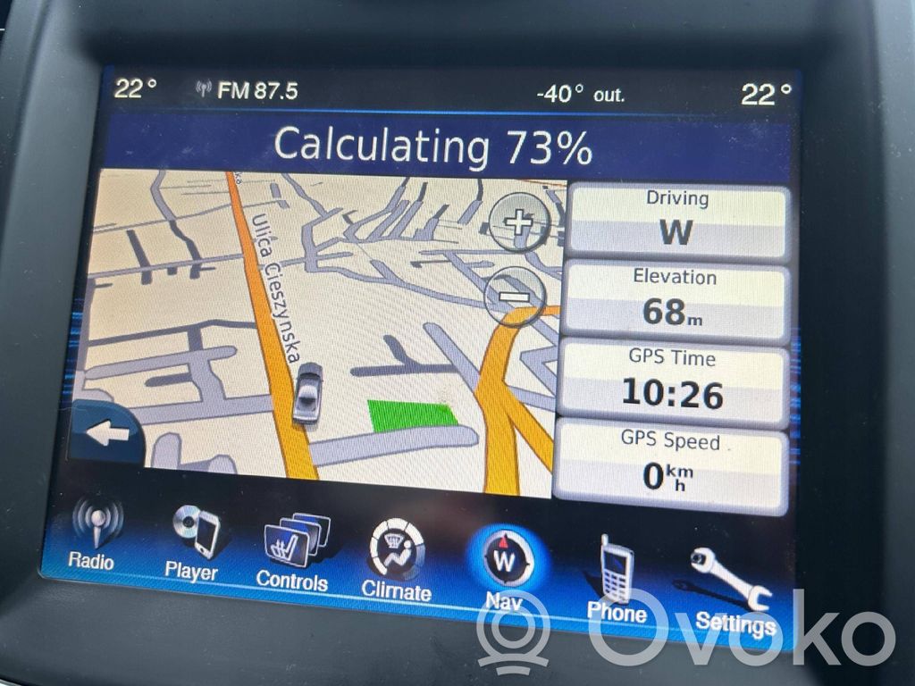 Lancia Thema HUD-näyttö 