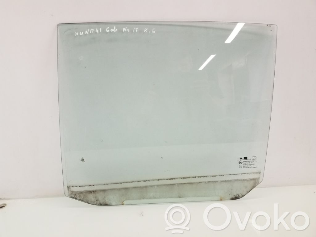 Hyundai Getz Rear door window glass 