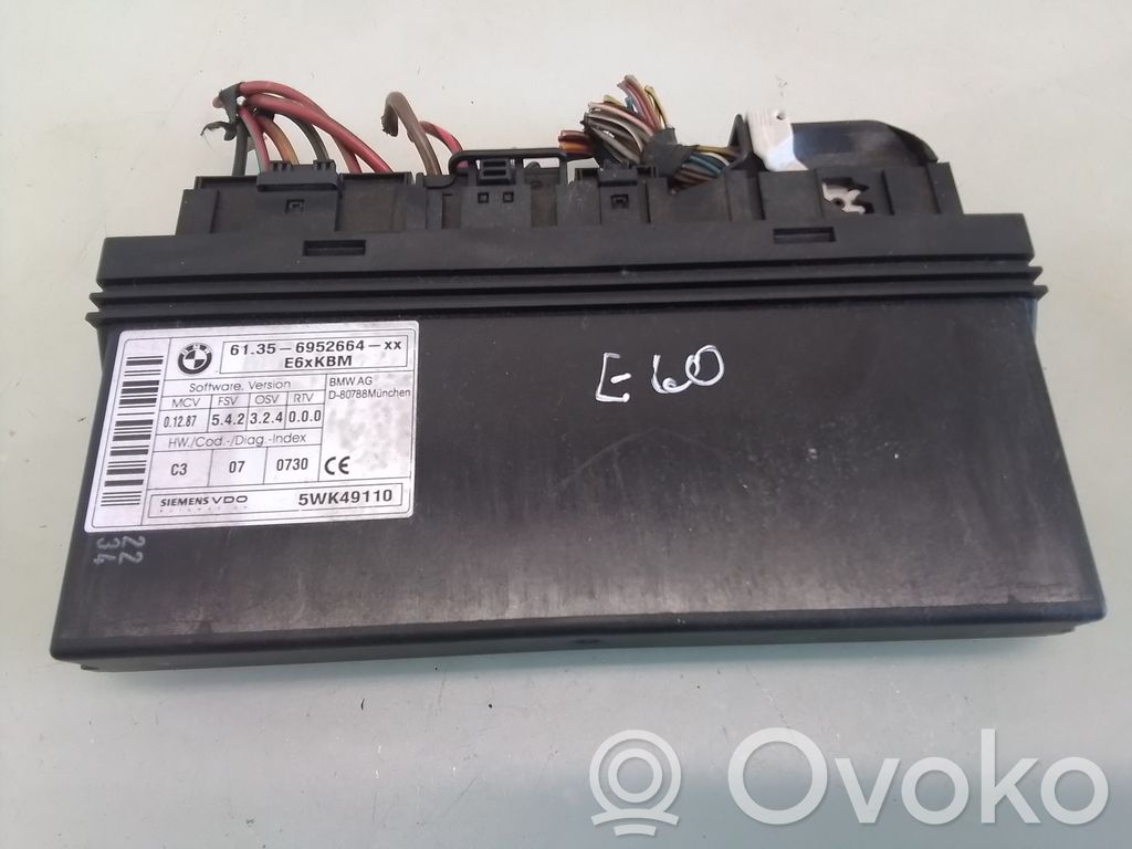 BMW 5 E60 E61 Módulo de confort/conveniencia 