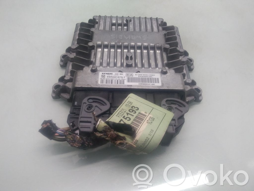 Peugeot 407 Engine control unit/module 