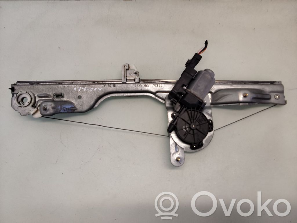 Renault Modus Front door window regulator with motor 