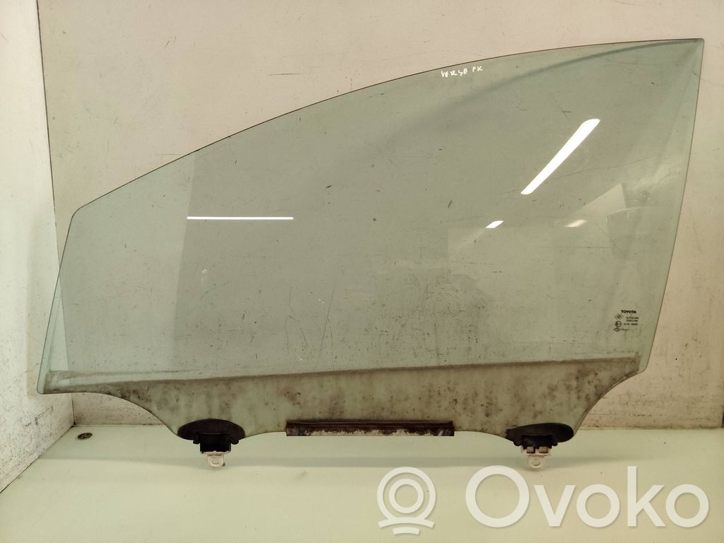 Toyota Corolla Verso E121 Vetro del finestrino della portiera anteriore - quattro porte