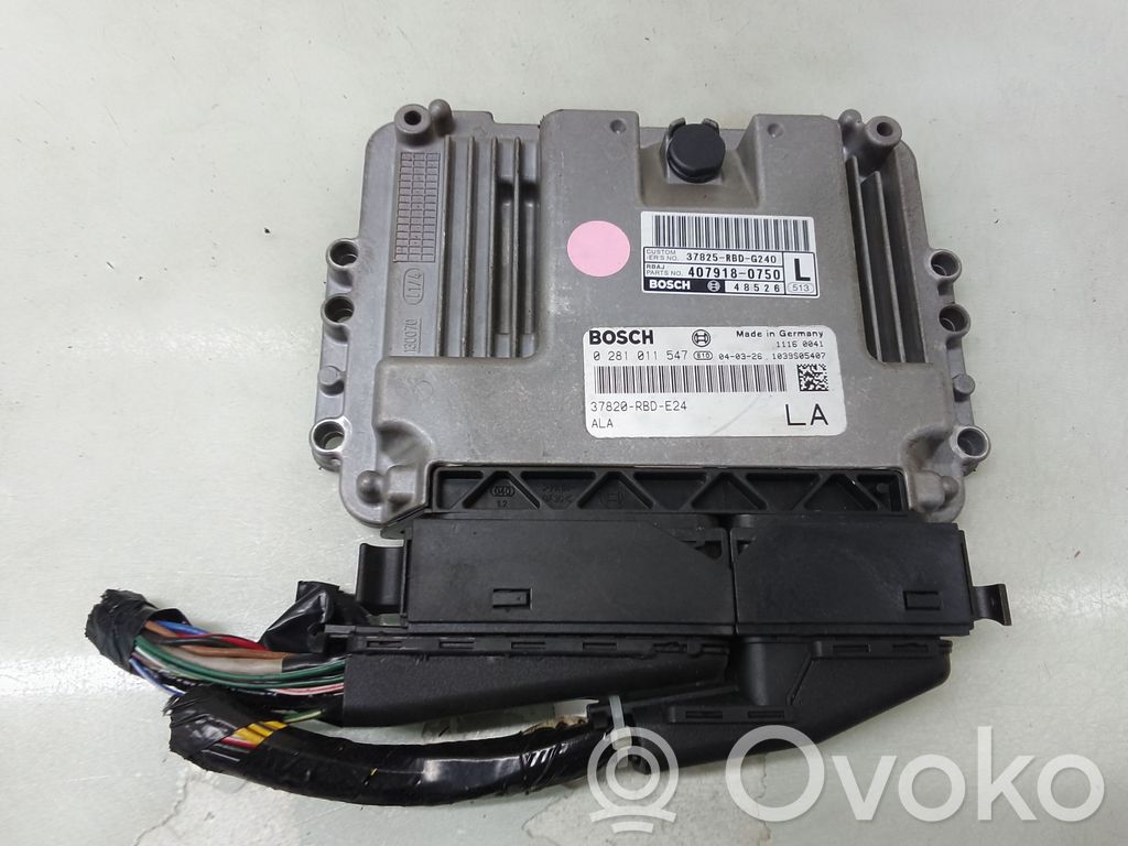 Honda Accord Sterownik / Moduł ECU 