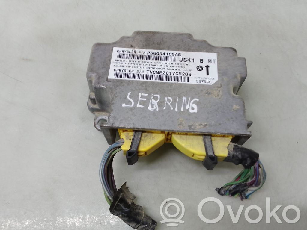 Chrysler Sebring (JS) Module de contrôle airbag