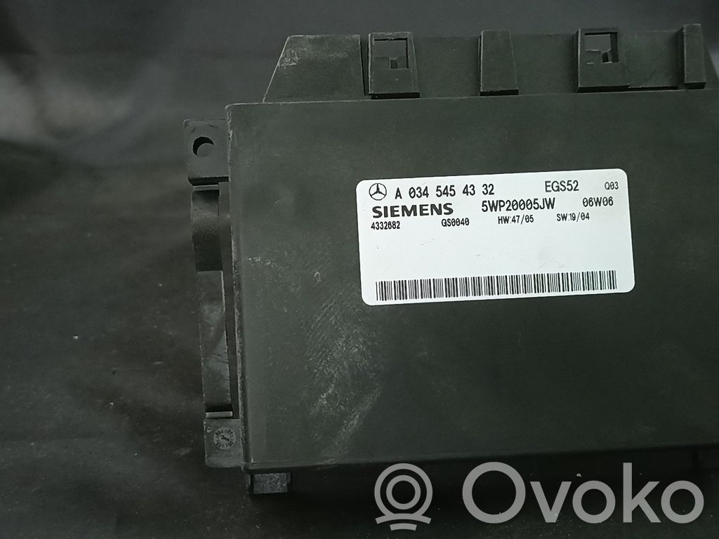 Mercedes-Benz CLC CL203 Gearbox control unit/module 