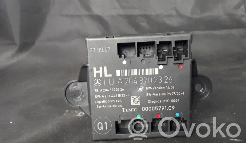 Mercedes-Benz C W204 Door control unit/module 