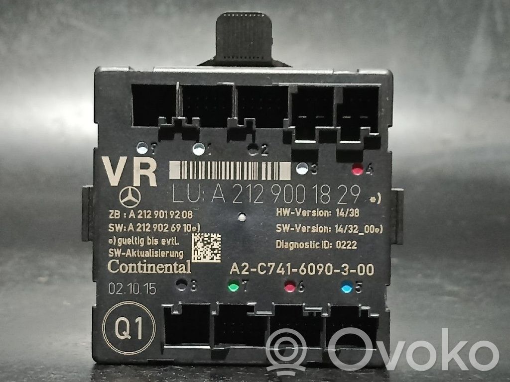 Mercedes-Benz E W212 Door control unit/module 