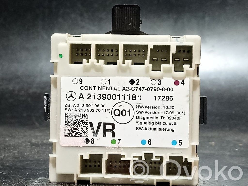 Door control unit/module   2139001118,A2139001118,FRENTEDIREITO