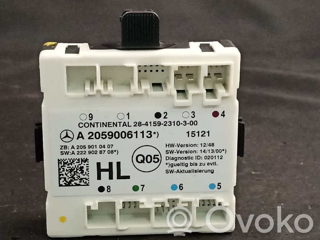 Mercedes-Benz C W205 Door control unit/module 