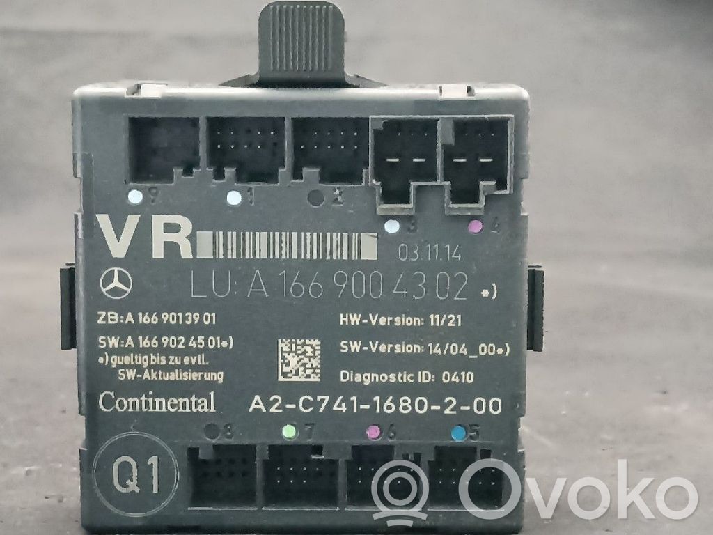 Unité de commande module de porte   1669004302,FRENTEDIREITO