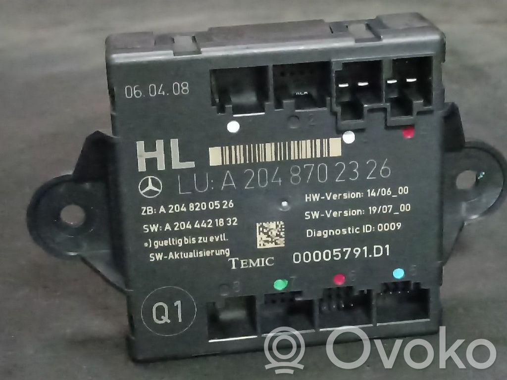 Door control unit/module   2048702326,2048207785,2048702426,2129001227,TRASESQUERDO
