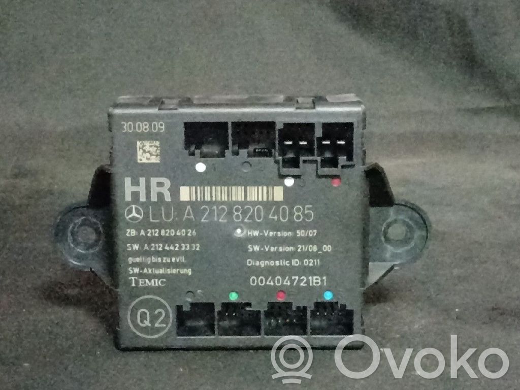 Mercedes-Benz GLK (X204) Door control unit/module 