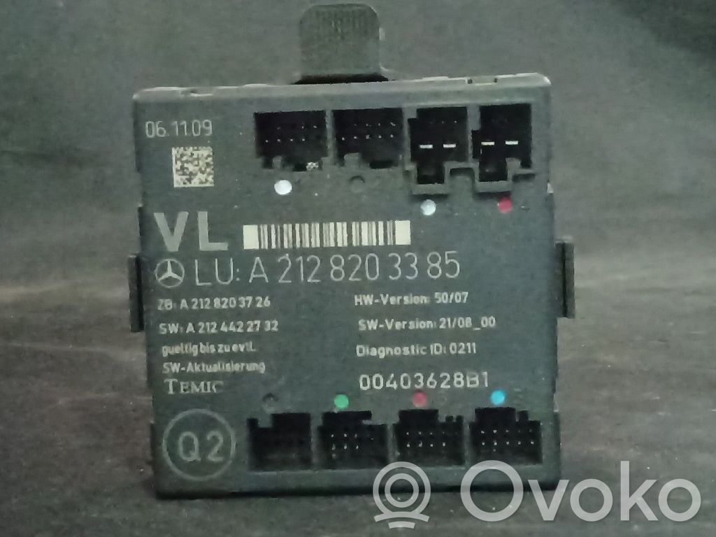 Mercedes-Benz E W212 Door control unit/module 