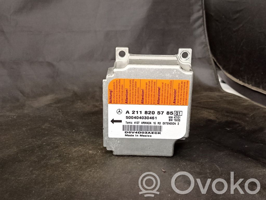 Airbag control unit/module   2118205785,0028203526,0028206426,2118203385,2118209485,2118703985,2118704326,2118705726,A0028203526,A0028206426,A2118203385,A2118205785,A2118209485,A2118703985,A2118704326,A2118705726