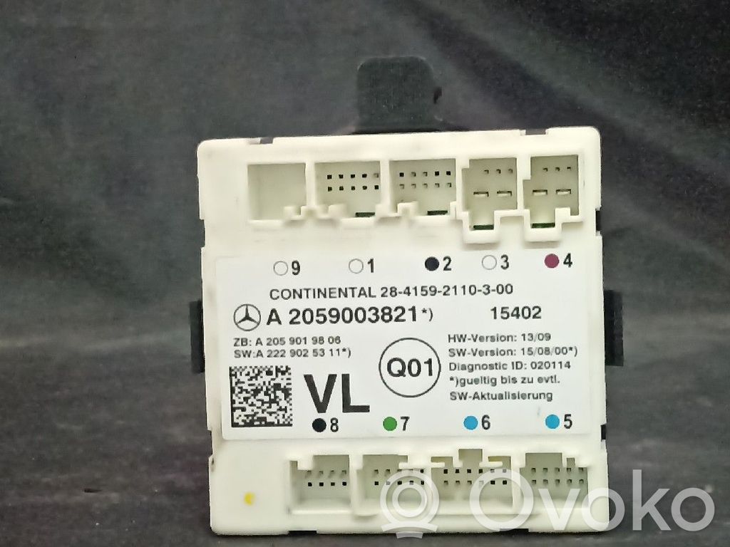 Mercedes-Benz C W205 Door control unit/module 