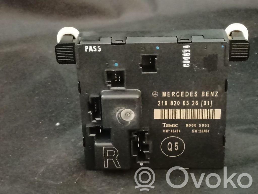 Unité de commande module de porte   2198200326,TRASDIREITO