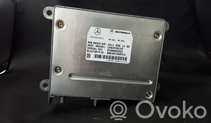 Mercedes-Benz SLK R171 Bluetooth control unit module 