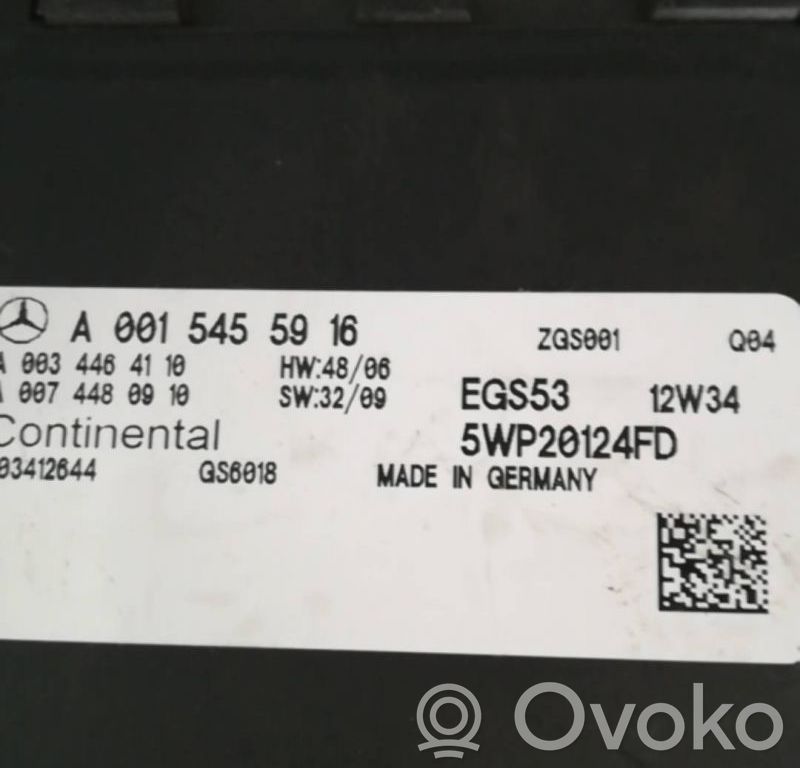 Gearbox control unit/module   0015455916,0005458716,0015455516,A0005458716,A0015455516,A0015455916,A0034464110