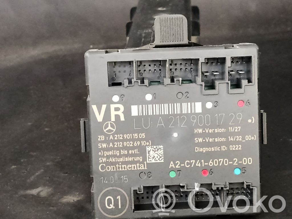 Mercedes-Benz SLK R172 Door control unit/module 