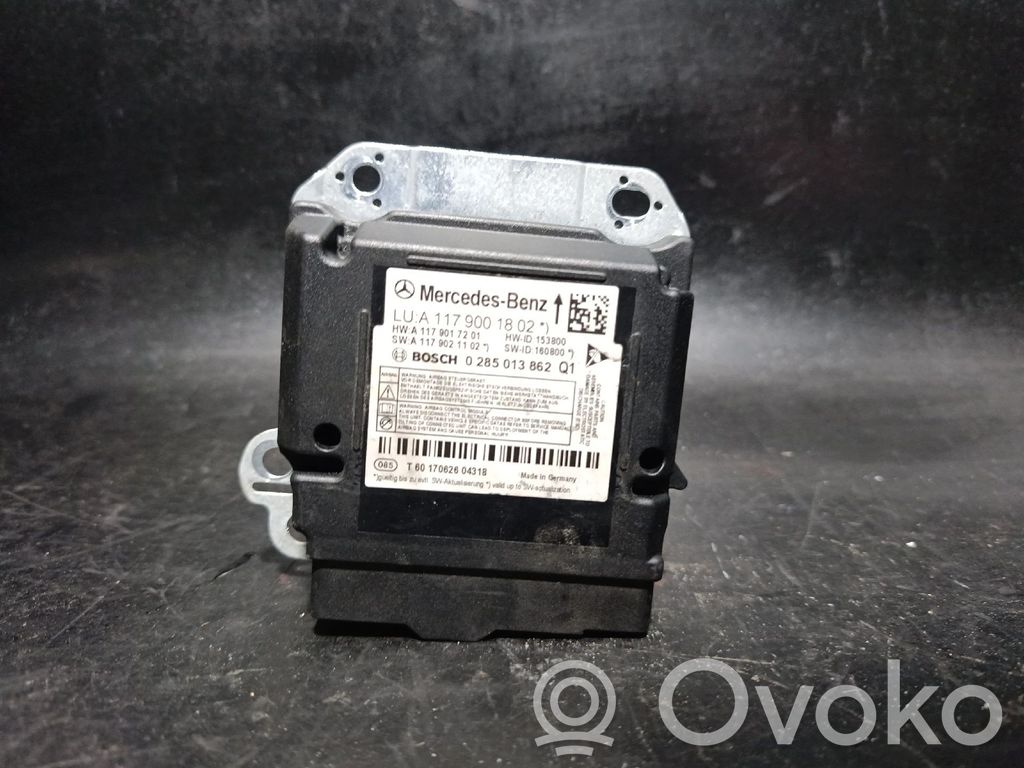 Mercedes-Benz A W176 Centralina/modulo airbag 