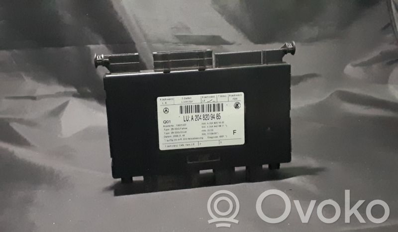 Mercedes-Benz C W204 Module de commande de siège 