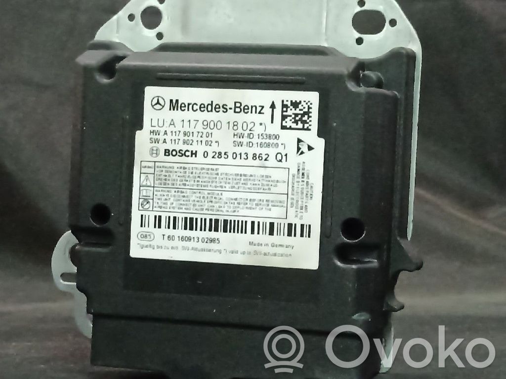 Mercedes-Benz A W176 Centralina/modulo airbag 