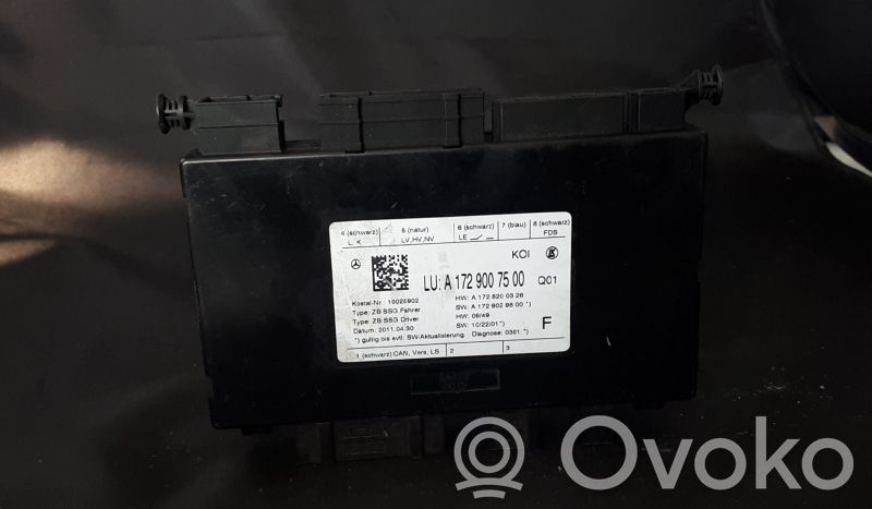 Mercedes-Benz SLK R172 Module de commande de siège 