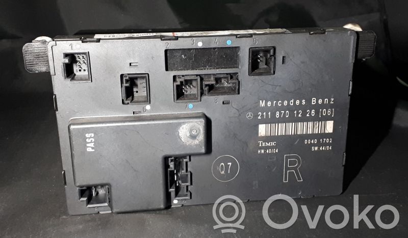 Mercedes-Benz E W211 Unitate/modul comandă uși 
