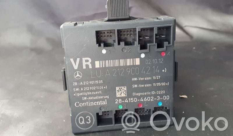 Unité de commande module de porte   2129004214,A2129004214,FRENTEDIREITO