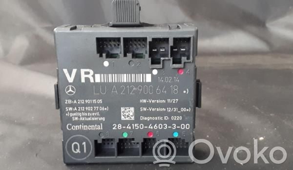 Mercedes-Benz E W212 Unidad de control/módulo de la puerta 