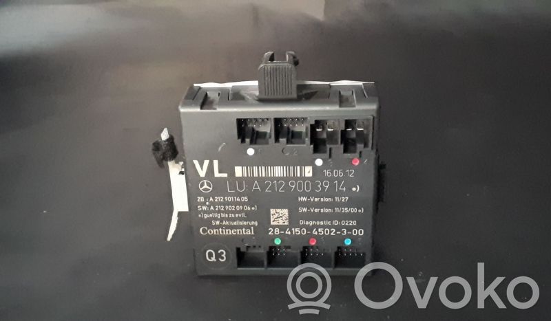 Mercedes-Benz E W212 Door control unit/module 